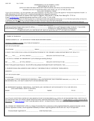 Document preview: Form HD01157F Application for New Prescription Hearing Aid Dealer/Registration - Pennsylvania