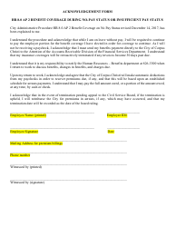 Fmla Leave Request Form - City of Corpus Christi, Texas, Page 5