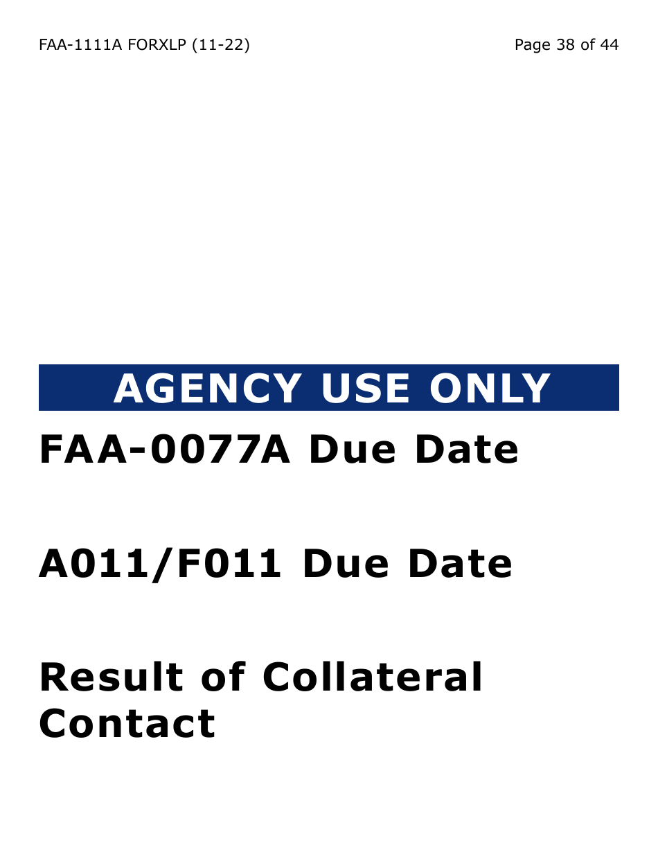 Form FAA-1111A-XLP Participant Statement Verification Worksheet (Extra Large Print) - Arizona, Page 38