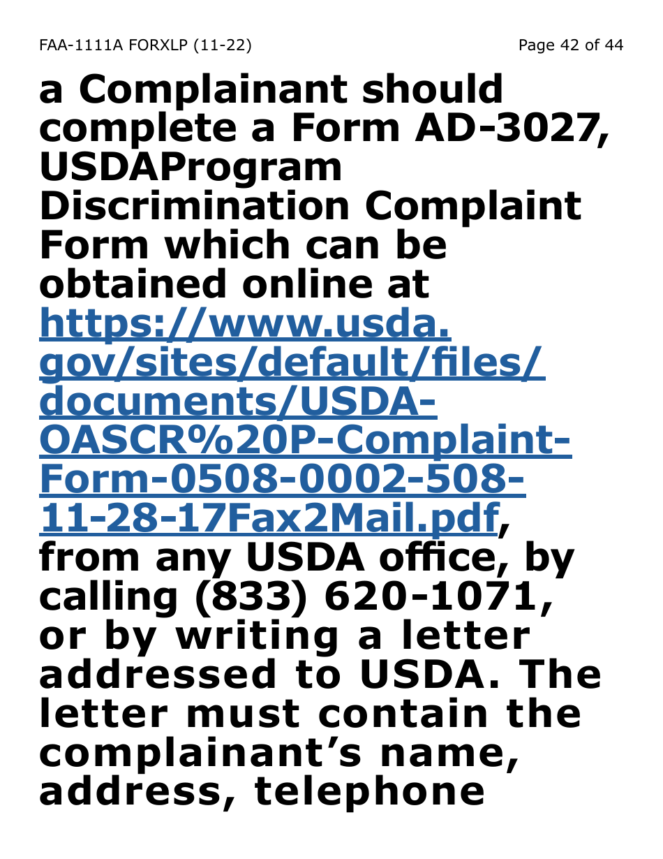 Form FAA-1111A-XLP Participant Statement Verification Worksheet (Extra Large Print) - Arizona, Page 42