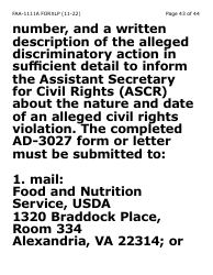 Form FAA-1111A-XLP Participant Statement Verification Worksheet (Extra Large Print) - Arizona, Page 43