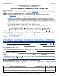 Document preview: Formulario DDD-0525A-S Solicitud Para La Determinacion De Elegibilidad - Arizona (Spanish)