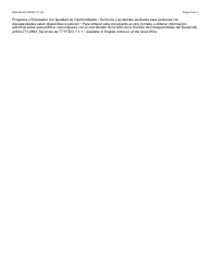 Formulario DDD-0525A-S Solicitud Para La Determinacion De Elegibilidad - Arizona (Spanish), Page 3