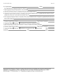 Form CCA-1021A Unpaid Copayment Worksheet - Arizona, Page 2
