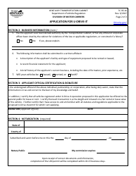 Form TC95-16 Application for U-drive-it - Kentucky, Page 2