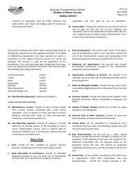Form TC95-44 Annual Report - Kentucky, Page 6