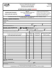 Document preview: Form TC95-623 Kit or Ifta Fuel License Renewal - Kentucky