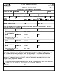 Document preview: Form TC94-32 Commercial Driver License Application - Kentucky