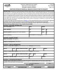 Document preview: Form TC94-196 Ignition Interlock Removal Request/Vehicle Switch Request - Kentucky