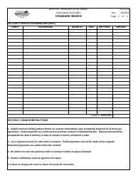 Form TC31-519 Standard Invoice - Kentucky, Page 2