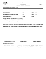 Document preview: Form TC99-203 Attraction Eligibility Information - Kentucky