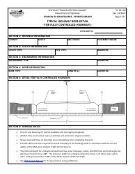 Document preview: Form TC99-208 Typical Highway Bore Detail for Fully Controlled Highways - Kentucky