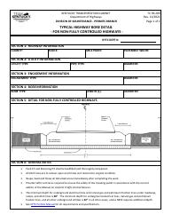 Document preview: Form TC99-209 Typical Highway Bore Detail for Non-fully Controlled Highways - Kentucky