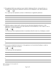 Restricted Employee Leasing Application - New Hampshire, Page 3