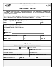 Form TC16-4 Adopt-A-highway Agreement - Kentucky, Page 3