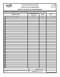Form TC20-38 Request for Road Aid Reimbursement - Kentucky, Page 2