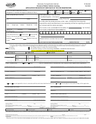 Document preview: Form TC96-182 Application for Kentucky Certificate of Title or Registration - Kentucky