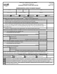 Document preview: Form TC62-207 Nonresidential Move Payment Request - Kentucky