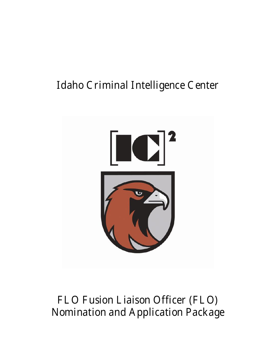 Flo Fusion Liaison Officer (Flo) Nomination and Application - Idaho, Page 1
