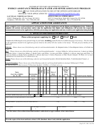 Form 2824-EL Application for Assistance - Energy Assistance Program &amp; Water and Sewer Assistance Program - Nevada, Page 3