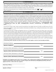 Form 2824-EL Application for Assistance - Energy Assistance Program &amp; Water and Sewer Assistance Program - Nevada, Page 7