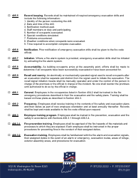 Fire Safety and Evacuation Plans Review Sheet - Group E Occupancy - Indiana, Page 3