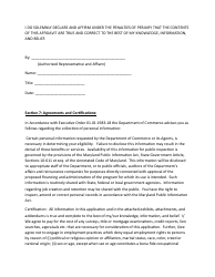 Business Telework Assistance Grant Program Application - Maryland, Page 10
