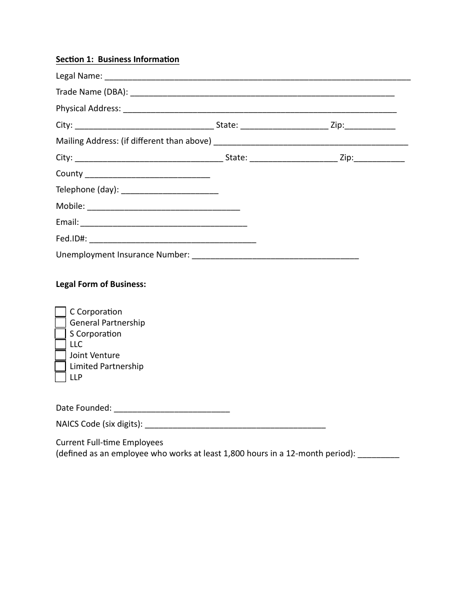 Business Telework Assistance Grant Program Application - Maryland, Page 2