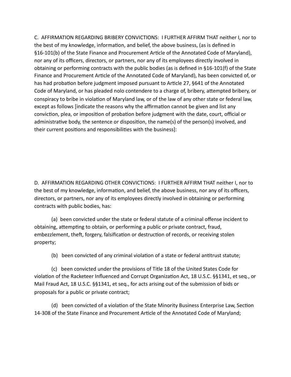 Business Telework Assistance Grant Program Application - Maryland, Page 7