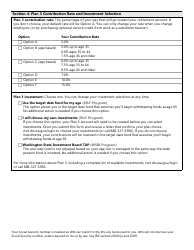 Form DRS MS245 Substitute&#039;s Application for Service Credit - Washington, Page 3
