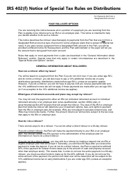 Form DRS-RK MS500 Plan 3 Withdrawal - Washington, Page 4