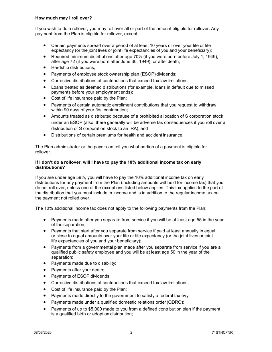 Form DRS-RK MS500 Plan 3 Withdrawal - Washington, Page 5
