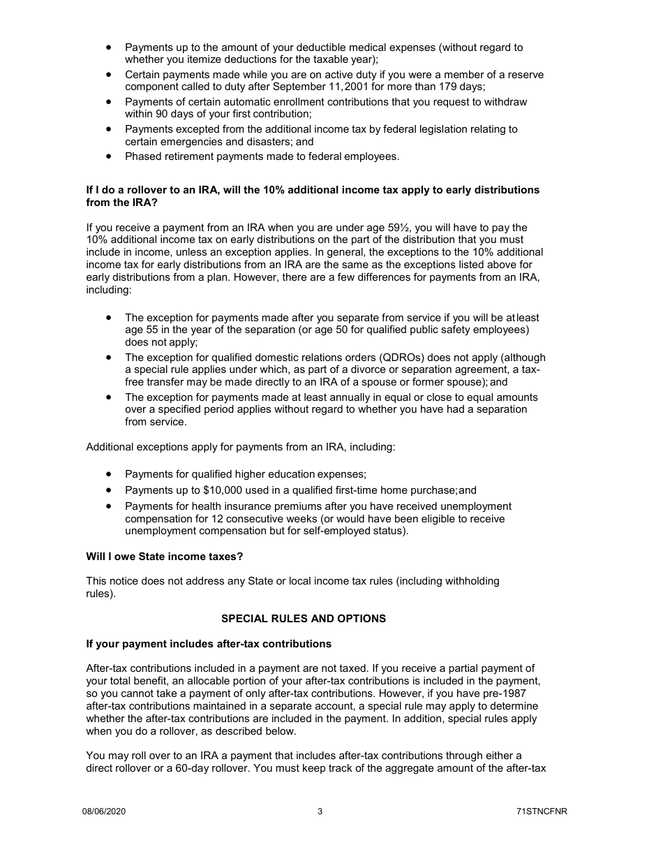 Form DRS-RK MS500 Plan 3 Withdrawal - Washington, Page 6