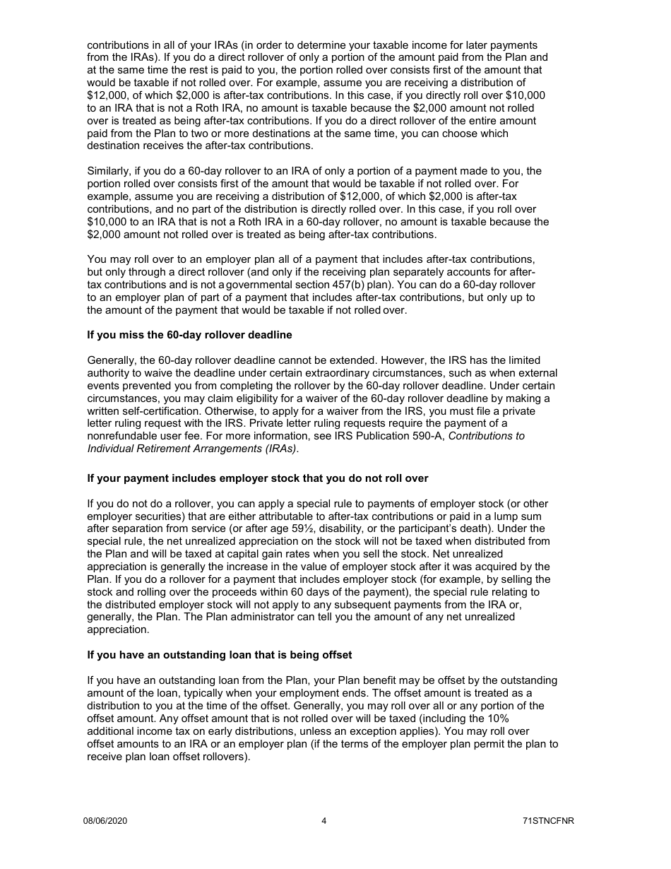 Form DRS-RK MS500 Plan 3 Withdrawal - Washington, Page 7