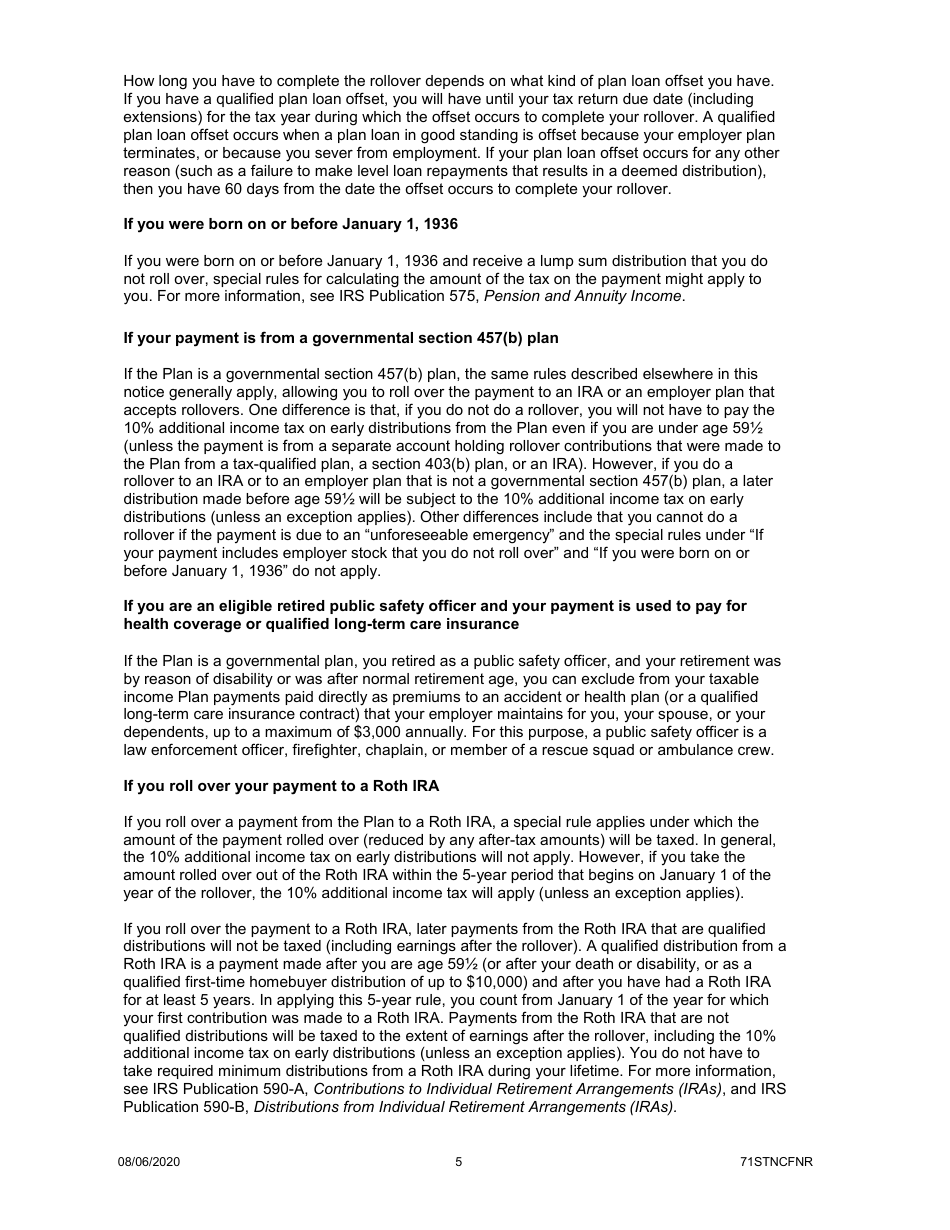 Form DRS-RK MS500 Plan 3 Withdrawal - Washington, Page 8