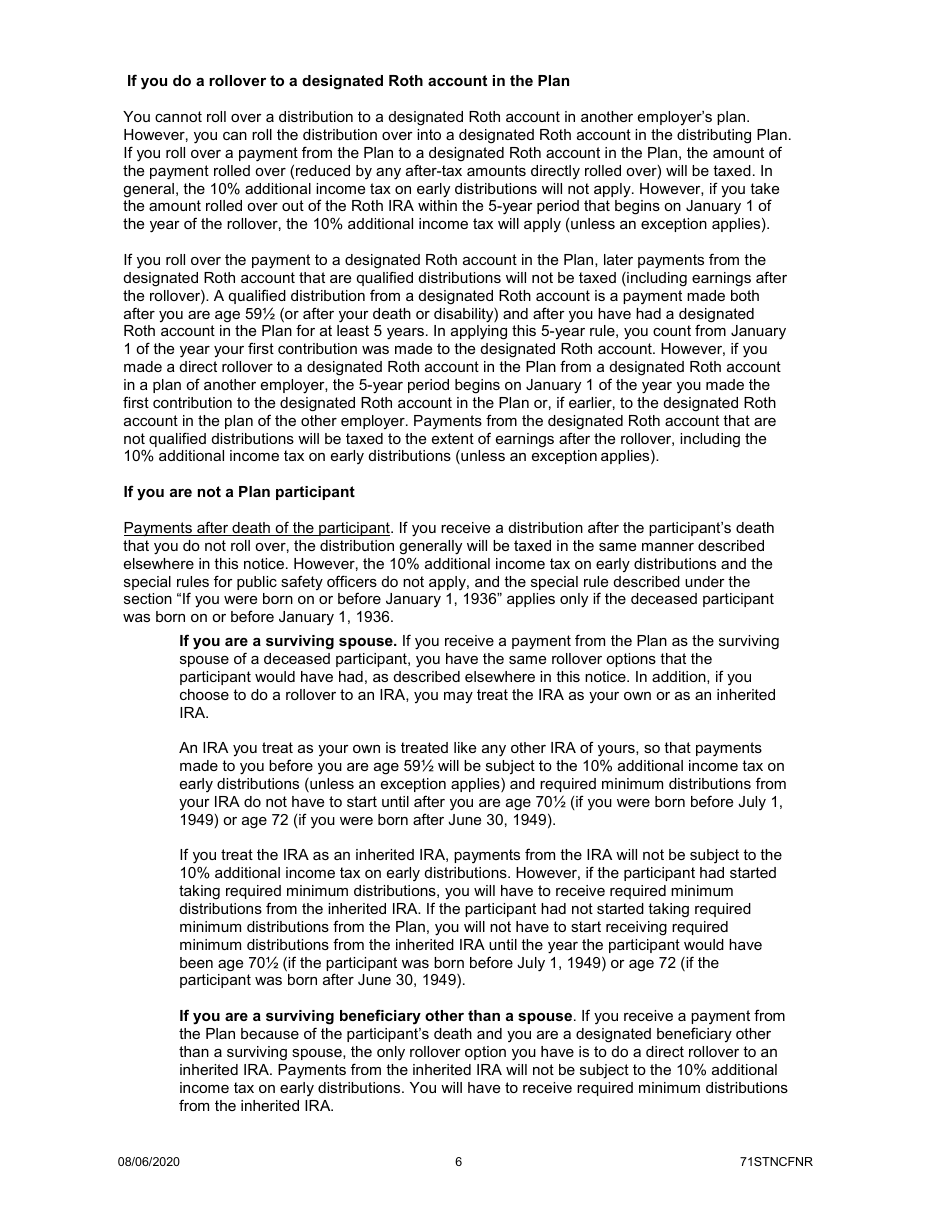 Form DRS-RK MS500 Plan 3 Withdrawal - Washington, Page 9