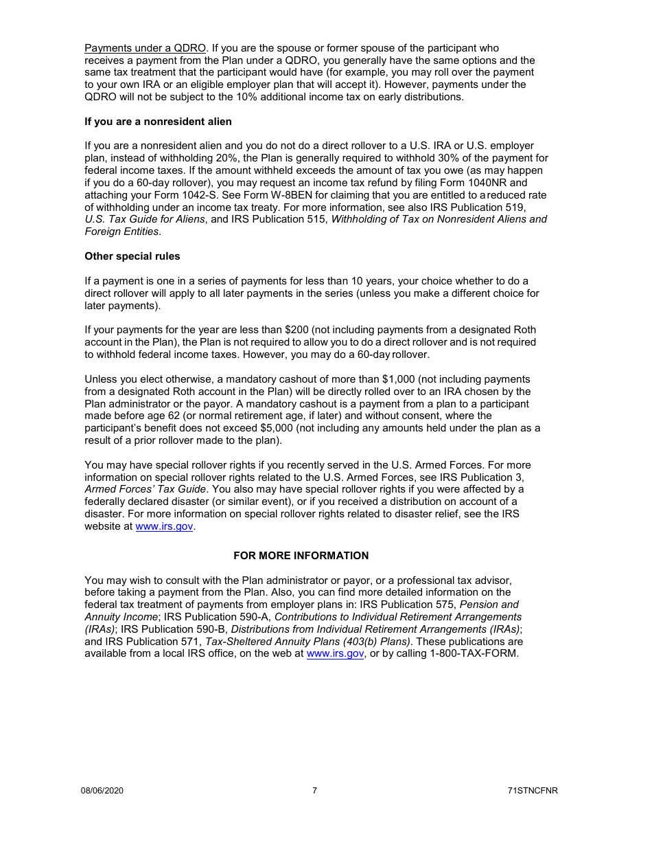 Form DRS-RK MS501 Dcp and Jra Withdrawal - Washington, Page 10