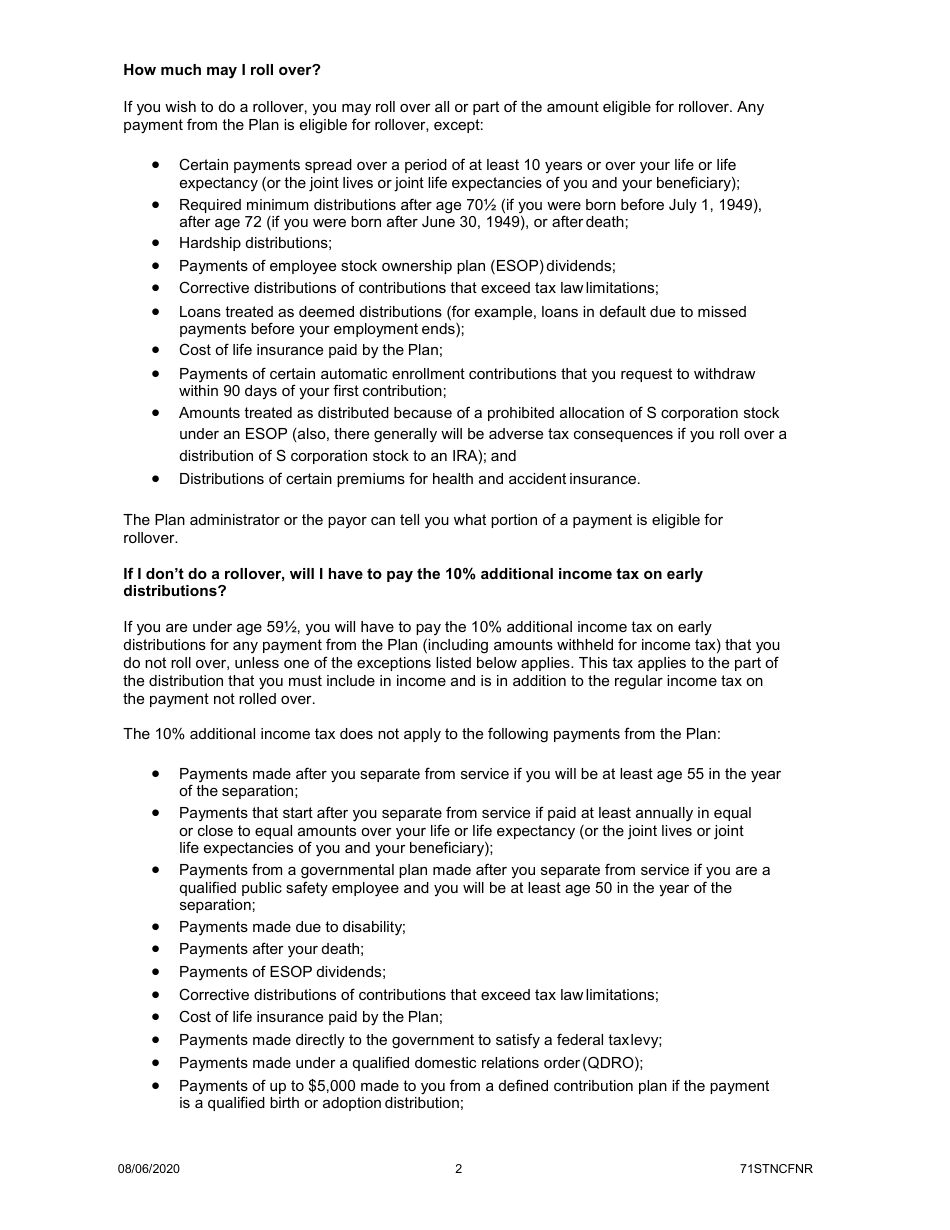 Form DRS-RK MS501 Dcp and Jra Withdrawal - Washington, Page 5