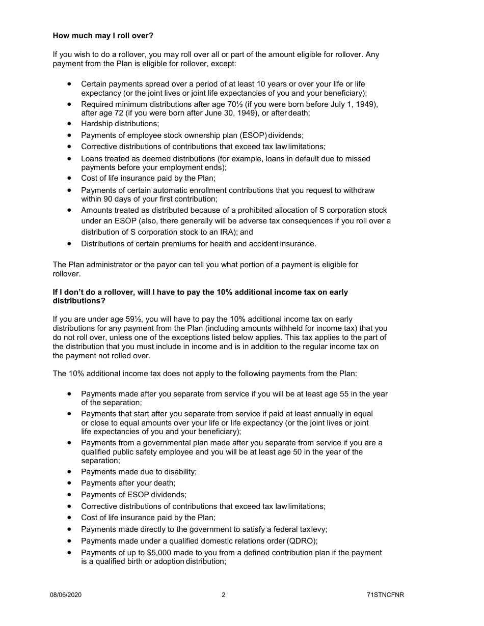 Form DRS-RK D506 Dcp In-Service Withdrawal - Washington, Page 5