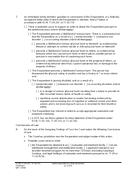Form MP01.0700 Joel&#039;s Law Order for Initial Detention - Washington, Page 3