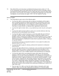 Form MP01.0700 Joel&#039;s Law Order for Initial Detention - Washington, Page 5