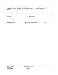 Form GDN ALL043 Motion to Request Notice - Washington, Page 2