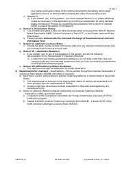 Form DBPR VM14 Application for Veterinarian Temporary License - Florida, Page 11