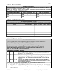 Form DBPR VM14 Application for Veterinarian Temporary License - Florida, Page 7