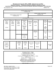 Hazardous Materials Medication Exchange and Replacement Procedure - Oakland County, Michigan, Page 4