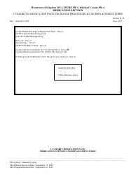 Cyanokit Medication Pack Use Replacement Form - Oakland County, Michigan, Page 4