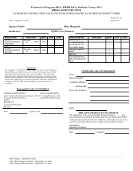 Cyanokit Medication Pack Use Replacement Form - Oakland County, Michigan, Page 5