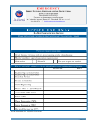 Street Opening, Sidewalk and/or Obstruction Application Permit - Emergency - City of Cleveland, Ohio, Page 6