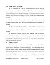 Bulk Data Access Agreement - North Dakota, Page 5