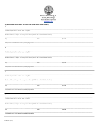 Document preview: Form CC234B Additional Registrant Information - County of San Diego, California